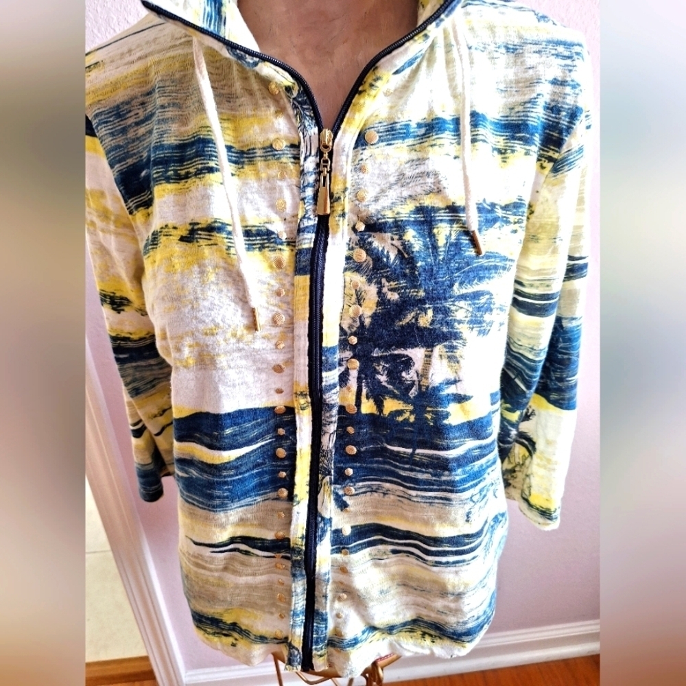 Tropical Inspired Jacket by Onque petite Casuals